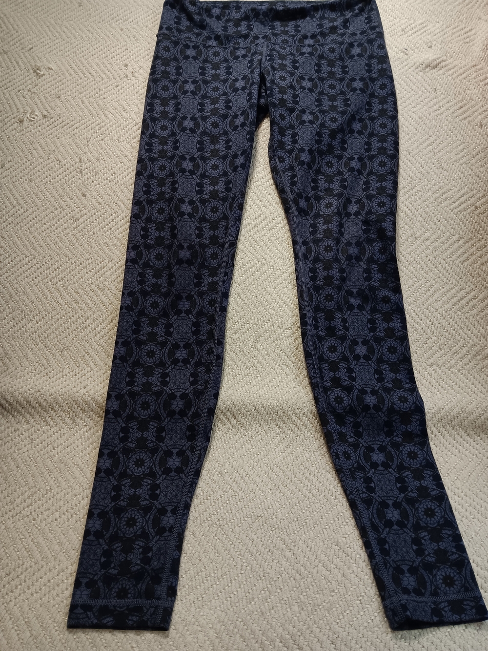 lululemon athletica Midnight Navy Patterned Leggings